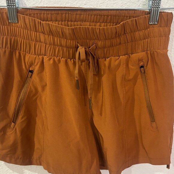 All in Motion High Rise Burnt Orange Shorts - Picture 4 of 5